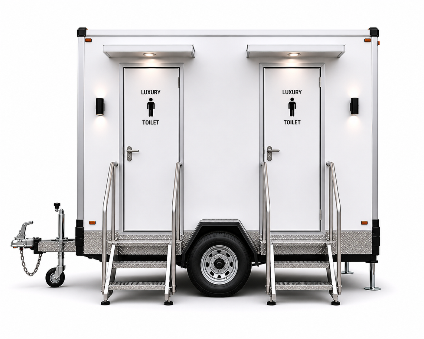 9.8ft Luxury 2-Stall Toilet — photo 1